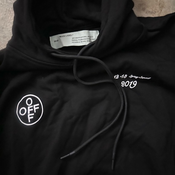 Off-White Virgil Abloh “Impressionism” 12-13 Spring/Summer 2019 Hoodie — “99” - Picture 3 of 6